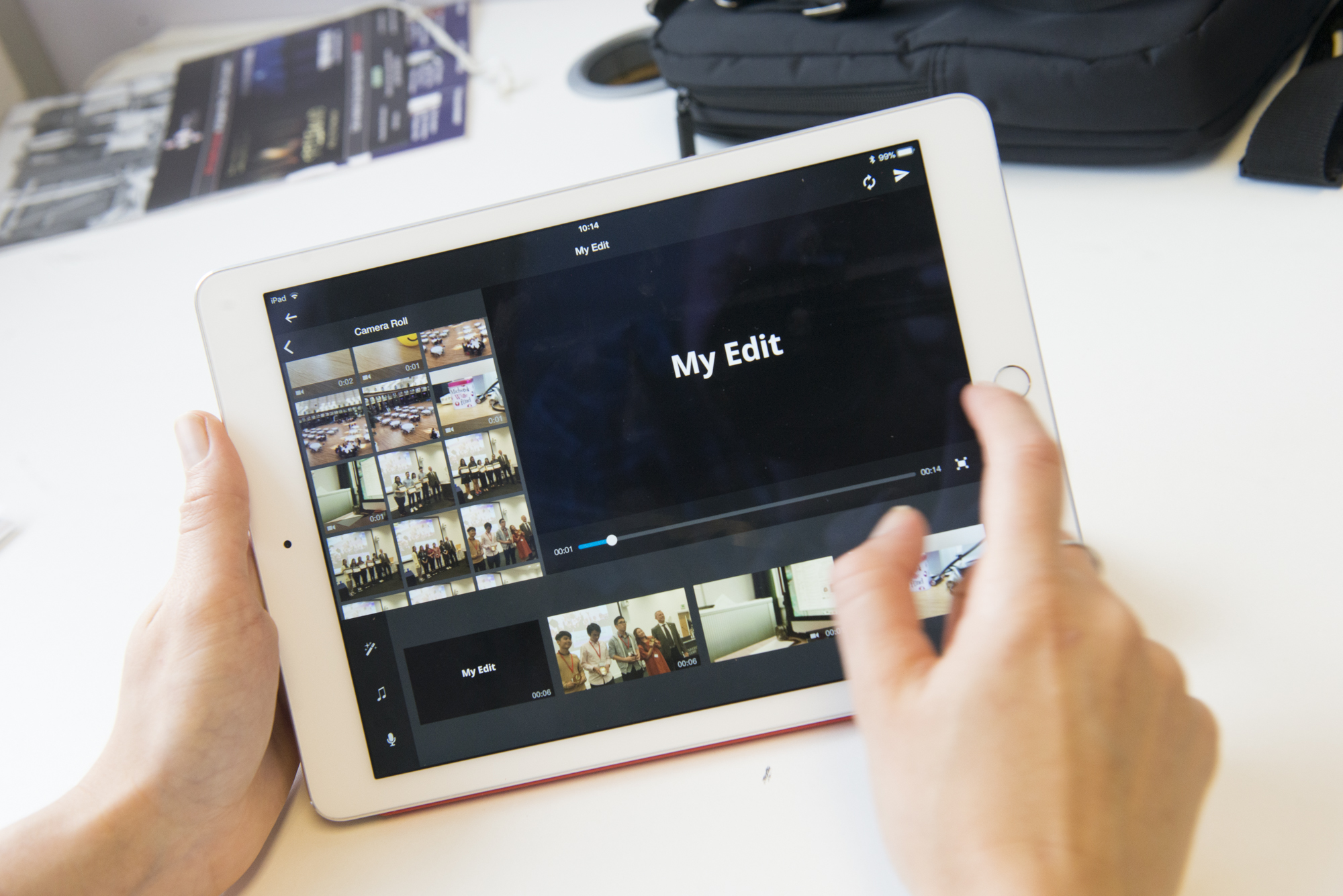 Editing on iPad